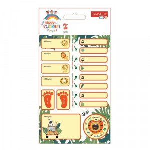 Name Stickers Lion TANEX