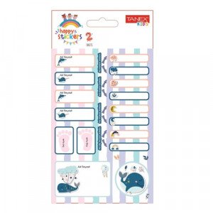 Name Stickers Whale TANEX