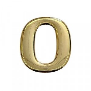 Gold Number Stickers, Size 10 cm, Number 0