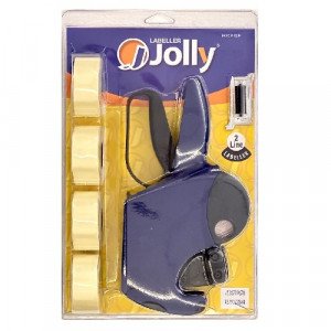 Pricing Machine 2 Lines With Ink And 4 Rolls JOLLY Navy Blue 