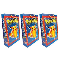 Gift Bag Paper 38x24.5x9 cm Pokemon Blue 3 Bags