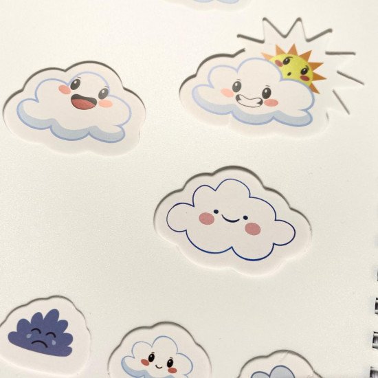 Lined Notebook Hollow Cover 80 Sheets A5 Simba Clouds Lined Notebook Hollow Cover 80 Sheets A5 Simba Clouds