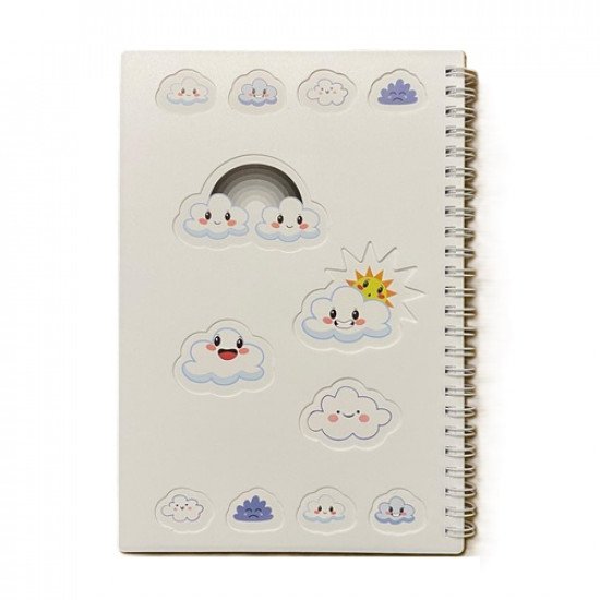 Lined Notebook Hollow Cover 80 Sheets A5 Simba Clouds Lined Notebook Hollow Cover 80 Sheets A5 Simba Clouds