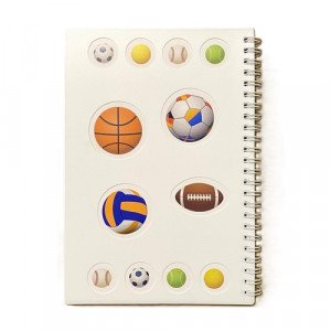 Lined Notebook Hollow Cover 60 Sheets A5 Simba Football