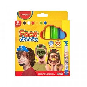 Crayons for face painting, 6 colors KEYROAD