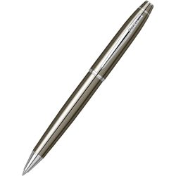 Scrikss Noble 35 Titanium Finish Ball Point Pen, Titanium Plated Brass Body