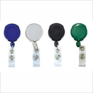 Circular Name Card Holder With a Patter in Several Colors