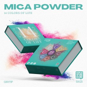 Graffiti Resin Mica Powder Color Set of 14 Colors
