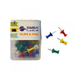 Push Pins SIMBA Multicolored  