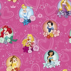 Disney Gift Wrapping Paper 2m x 70cm Princesses Characters