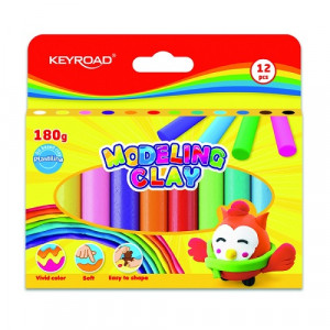 Modeling Clay 12 Colors 18 Grams KEYROAD