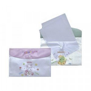  Document Holder With Button Click Transparent Cute Animals Two Colors 