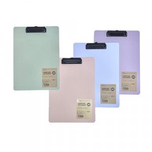 Writing Board With Black Handle A4 Several Pastel Colors