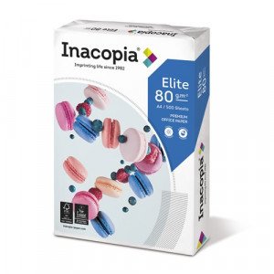 White Copy Paper A4 INACOPIA 500 Sheets 80 gm