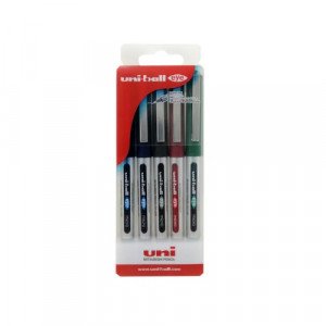Uni Ball Eye Fine Roller Pen Set 6 pcs 0.5 mm Basic Colors