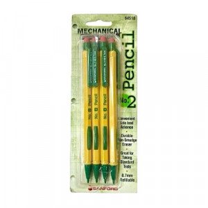 Sanford Yellow 0.7mm Pressure Pencil Set