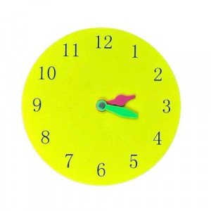 Educational Clock Foam Several Colors