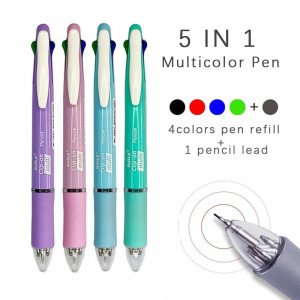  Press Pen Multi-Color and Pencil 5 in 1 Several Colors
