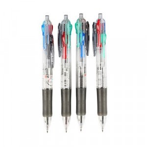  Press Pen 4 in 1 Transparent