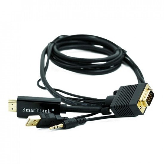 كيبل محول من VGA الى HDMI سمارت لينك 1.5 متر