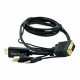 كيبل محول من VGA الى HDMI سمارت لينك 1.5 متر