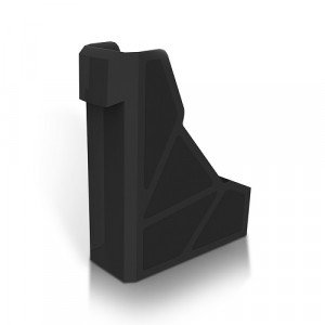 Large Hard Plastic Magazine Holder MAS Black
