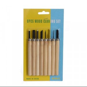 Woodcarving And Engraving knives Set, 8 Pcs