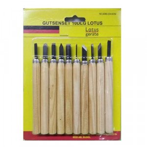 Woodcarving And Engraving knives Set, 10 Pcs