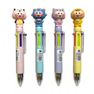 Ball Pen 6 Colors Several Duck Disguised as an Animal Shapes