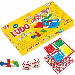Ankit Ludo with Snakes and Ladders 2 in 1 Game