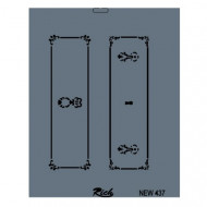 استنسل للأعمال الفنية  25×35سم ريتش 437