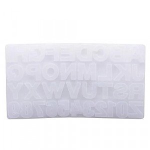 Silicone Mold English Letters and Numbers Graffiti
