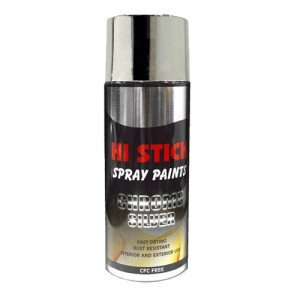 Paint Spray 400 ml Shiny Silver Nickel SBC