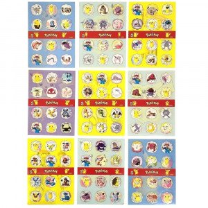 Pokemon Stickers Set 9 Pcs