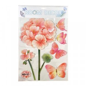 Hydrogenia Melon and Butterflies Wall Stickers Prominent Home Decor