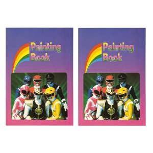 Power Rangers Coloring Book Purple 2 Pieces