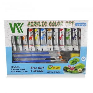 Acrylic Paint Set 17 Pieces