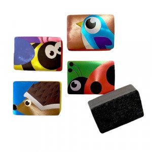 Whiteboard Eraser Magnetic Small Metallic Animals