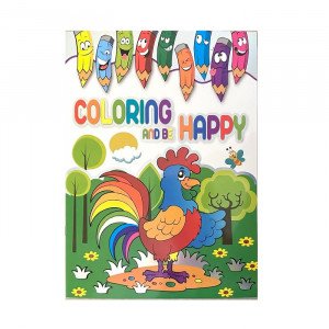 Coloring Book Coloring and Be Happy with Birds
