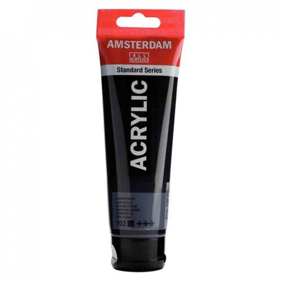 Acrylic Color AMSTERDAM 500 ml Black Lamp 702