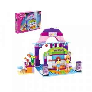 Plastic Building Blocks School Bus Shape
