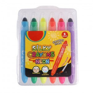 Neon Silky crayons 6 colors KEYROAD