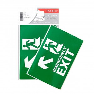 Sticker Paper Signboard TANEX Exit 