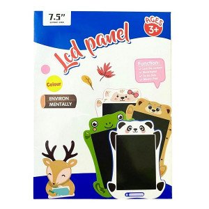 Children's LCD Blackboard 7.5 Inches Animal Frame With Pen Multiple Shapes