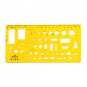 Geometric Template, Architectural Shapes, 20 x 9.5 cm, COKAI