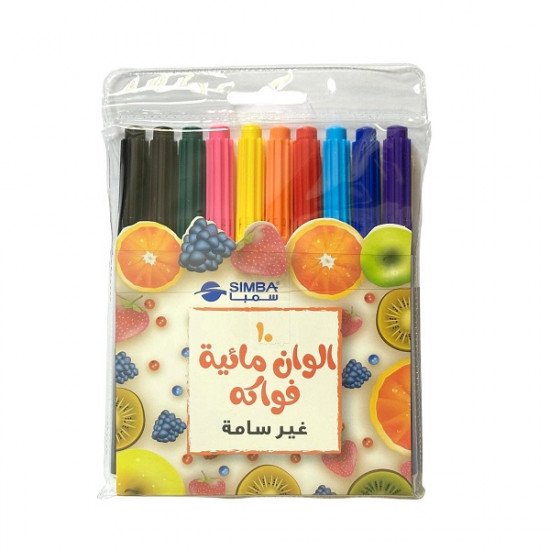الوان مائية فلوماستر فواكه 10 الوان