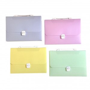 Documents Holder with Luck and Handel SIMBA Several Pastel Colors 