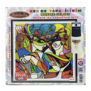 Mosaic Gel Set Faces ARTEBELLA 20*20 cm