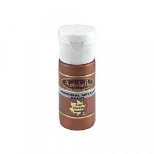 Multi Surface Acrylic Metallic Color ARTEBELLA Copper 30 ml
