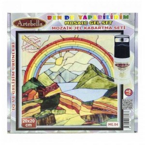 Mosaic Gel Set Rainbow ARTEBELLA 20*20 cm